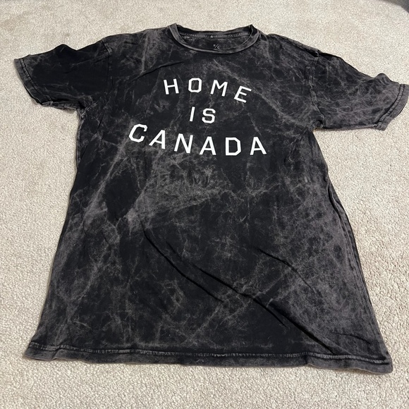 BNWT NEW Peace Collective black Dyed t-shirt size Large home is toronto - Picture 1 of 8